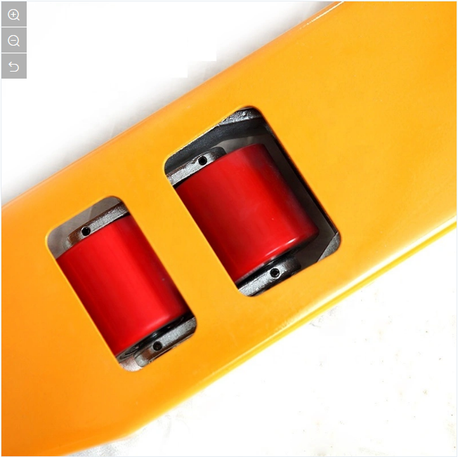 SUWAS™ Polyurethane (CIPU) Load Wheel 70×80 mm with Bearing (Pack of 4) for Pallet Truck | Heavy Duty Pallet Jack Replacement Wheel | Industrial Material Handling Spare Part